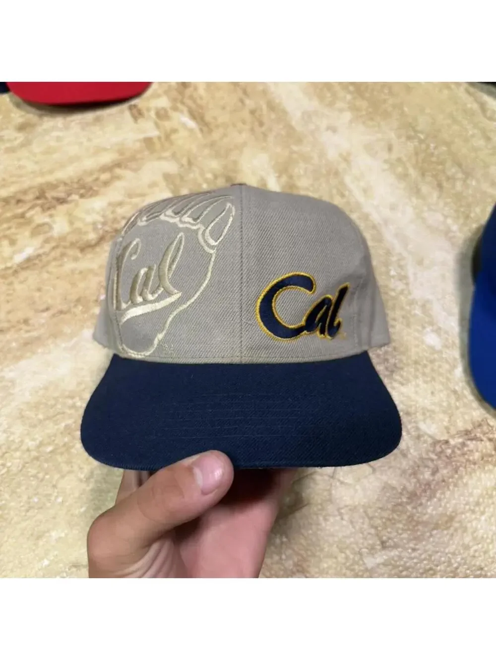 Vintage Cal Golden Bears Capboy Snapback Hat Cap RARE